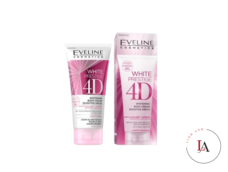 Kem Eveline White 4D dưỡng trắng da vùng nhạy cảm 245ml